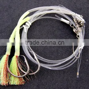 Groper Heavy Duty Rigs Two Flasher 13/0 Recurve Circle Hooks Effective on Other Deep Water Fish thumbnail-6