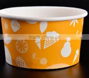 Customized Ice Cream Paper Cup With Lid and Spoon Quality Choice thumbnail-2