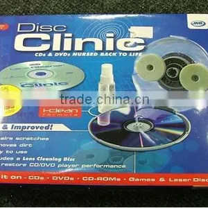 Disc Clinic Kit CD VCD DVD Cleaner Cleaning Kit thumbnail-1