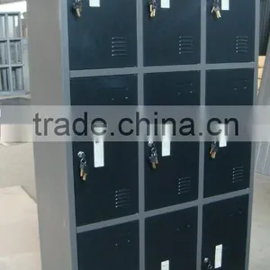 China Manufacture 9 Door Steel Storage Metal Cabinet Steel Office Locker thumbnail-3