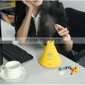 2015 Hot Sale Mini Novelty USB Ultrasonic Volcano Humidifier for Office Home Desktop Use thumbnail-2