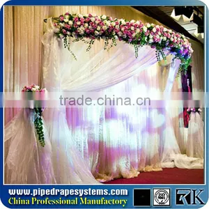 Cheap Pipe and Drape Alternatives Backdrop Pipe and Drape for Wedding thumbnail-2