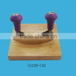 Mincing Knife With Cutting Board thumbnail-1