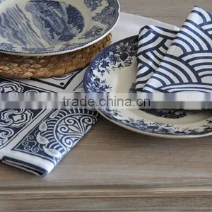 Chinese Classical Pattern Style Tea Towel Parttern Printed Kitchen Towel Cotton Dish Towel thumbnail-3