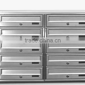 Hot Sale in Germany Market 304 Stainless Steel Outdoor Mailbox thumbnail-5
