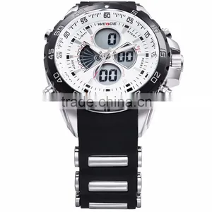 WEIDE New Waterproof Military Watch Fashion Watch Company Rubber Bracet Diver Waterproof LCD Silicone Watch Manufacture thumbnail-3