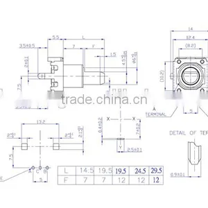 HW-12EN7H24M Rotary Encoder With Flat Shaft Electric 12&24 Detents Rotary Encoder thumbnail-2