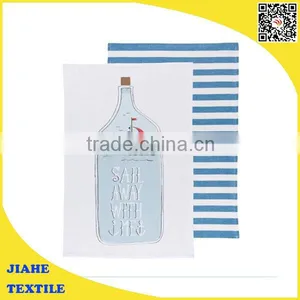 100% Cotton Printed Tea Towel Kitchen Towel AZO Free thumbnail-1