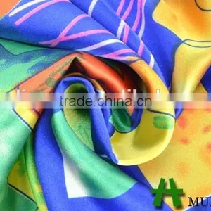 Mulinsen Textile Polyester Spandex Printing Stretchable Satin Fabric thumbnail-5