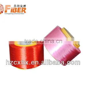 Dope Dyed Polyester FDY Filament Yarn for Blanket and Raincoat thumbnail-2