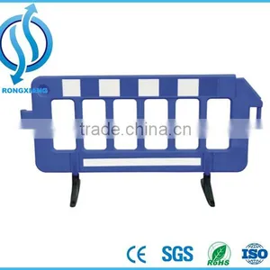 Temporary Portable Plastic Barrier/ Pedestrian Fence Barrier / Plastic Safety Fence for Road Safety thumbnail-2