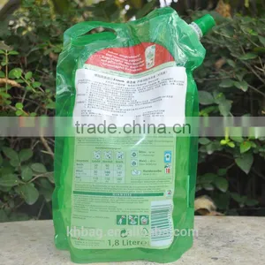 Plastic Spout Pouch Bag For Liquit Detergent thumbnail-2