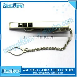 Crystal Metal Custom Logo Design Tie Clip thumbnail-1
