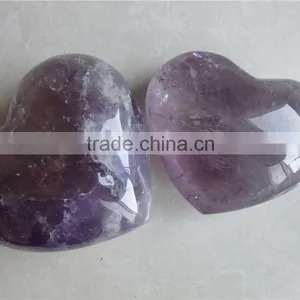 Beautiful Natural Amethyst Heart for Decoration thumbnail-1