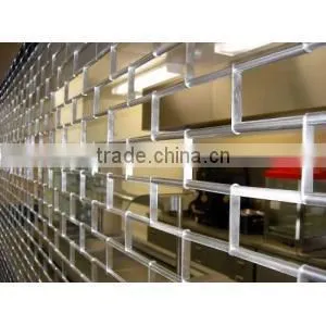 Aluminum Grille Roller Shutter Security Shop Door for Commercial Usage thumbnail-2