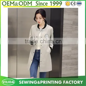 Wholesale Cheap Price Womens Coat Custom New Design Women's Long Coat thumbnail-4