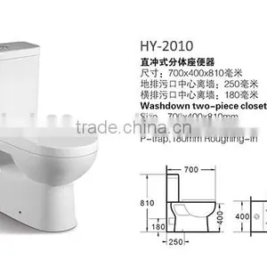 Ceramic Sanitary Ware Washdown Made in China Ceramic Two Piece Toilet thumbnail-2