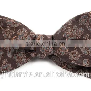 2016 Fashion Cheap Floral Jacquard Polyester Large Bow Tie thumbnail-4