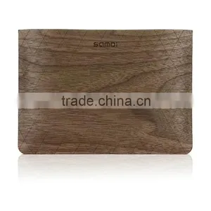 New Arrival 2016 for Mini IPad Wood Design Leather Sleeve Bag Case Super Slim Carrying Bag thumbnail-5