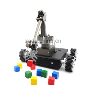 7Bot Arduino CNC Aluminum Robot Arm Toys With Airwheel Mars Rover thumbnail-1