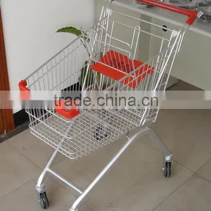 Hot Sell Red Supermarket Trolley thumbnail-3