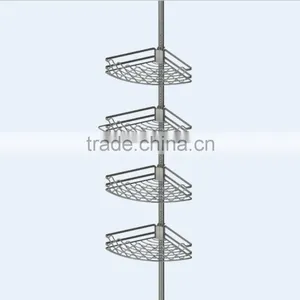Tension Pole Caddy and Toilet Paper Holder thumbnail-3
