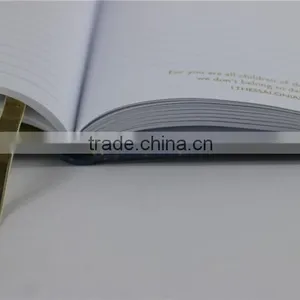 Foil Stamping Leather Journal Simple Design Diary Notebook thumbnail-5