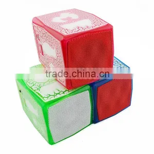 Chinese Factory Price 2016 JY26 Mini Cube Bluetooth Speaker With Colorful Led Light thumbnail-2