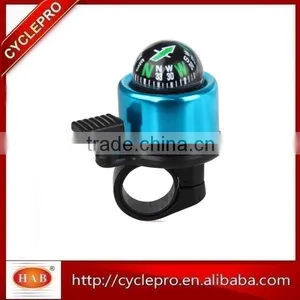Aluminium Alloy Blue White Red Yellow Novelty China Bicycle Bike Bell With Compass thumbnail-2