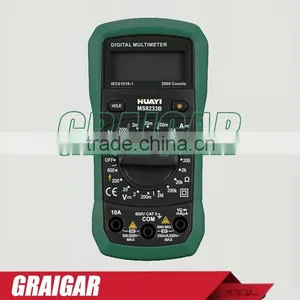 Professional Digital Multimeter MS8233B, Portable LCD Display DC AC Voltage Current Multimeter thumbnail-1