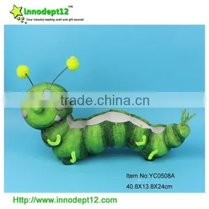 Wholesale Garden Decoration Carpenterworm Shape Pot, Bonsai Pot thumbnail-1