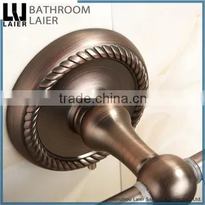 Customized Popular Unique Design Zinc Alloy Antique Copper Finishing Bathroom Sanitary Items Wall Mounted Toilet Paper Holder thumbnail-3