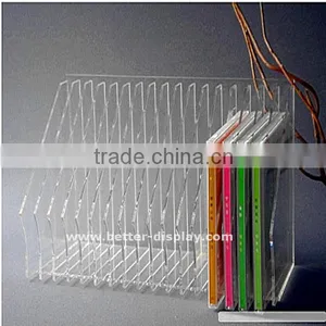 Clear Acrylic Plastic A6 Brochure Holder With 4 Pockets thumbnail-3
