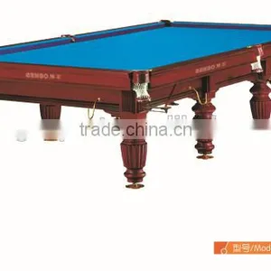 European Style Solid Wood Hand Carved Luxury Pool Table, Snooker Table, Billiard Table thumbnail-1