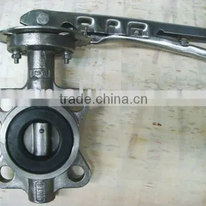 2"~24" PN10/16 Stainless Steel Wafer Butterfly Valve thumbnail-1