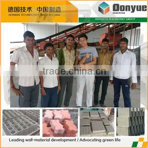 Automatic Concrete Hollow Core Block Making Machine QT6-15 thumbnail-6