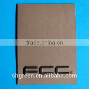 Green Laser Cut Hot Press Embossed Logo Leather Patch thumbnail-5