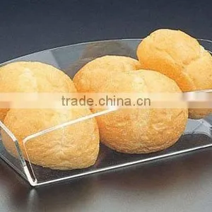 Clear Lucite Food Tray Holder Display thumbnail-1