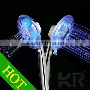 Chrome ABS Change Color LED Shower Head thumbnail-2