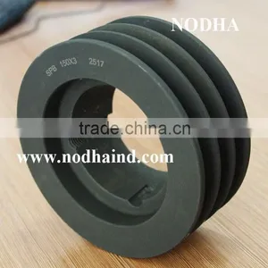 V Pulleys With Taper Bush 3SPB150 3SPB160 3SPB170 3SPB180 Cast Iron Pulley thumbnail-1