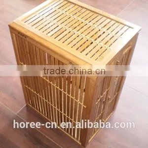Top Quality Manmade Bamboo Laundry Basket for Bathroom thumbnail-2