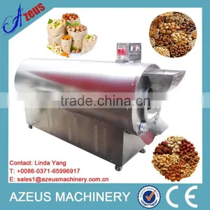 Automatic Drum Type Stainless Steel Hazelnut Roasting Machine thumbnail-1