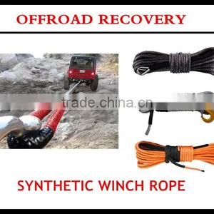 10mm x 30meters Synthetic Winch Rope for 4x4/ATV/UTV/SUV/offroad Recovery XINSAILFISH thumbnail-1