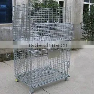 Stackable Steel Wire Cage Container thumbnail-1
