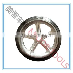 8x1.75 Solid Rubber Wheel With Cast Iron thumbnail-2