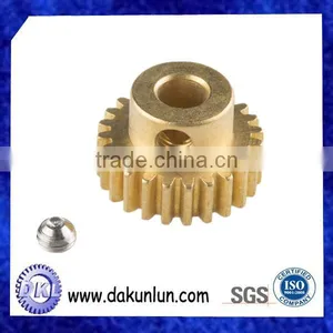 CNC Turning Customzied Brass Pinion/Brass Gear thumbnail-3