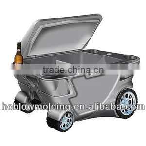 OEM Hollow Blow Molding Kids Custom Plastic HDPE 3wheels Wagons for Sale thumbnail-6