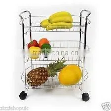Supermarket Vegetable Trolley With Wheel thumbnail-1