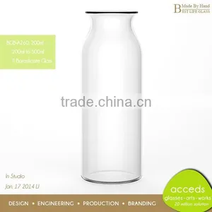 Good Quality Mouthblown 1000ml Glass Milk Bottle thumbnail-6