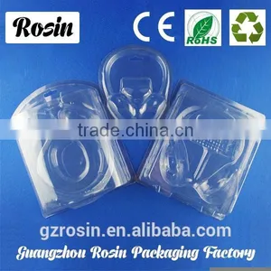 Clean Non-toxic Custom Clear Wholesale PVC Blister Pack for USB Cable, Clamshell Blister thumbnail-1